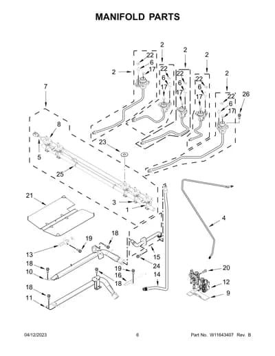 MANIFOLD PARTS