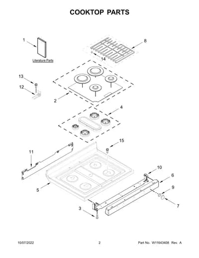 COOKTOP PARTS