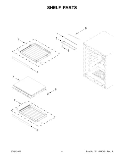 SHELF PARTS
