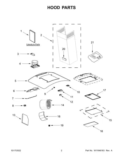 HOOD PARTS