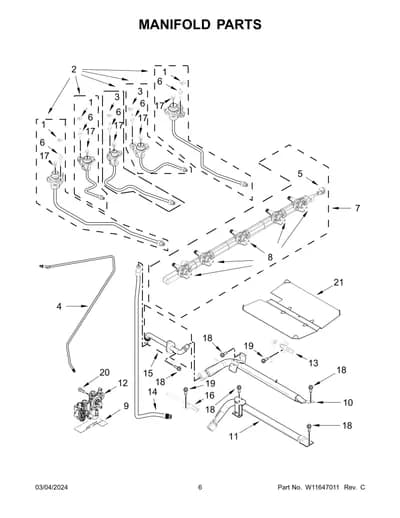 MANIFOLD PARTS