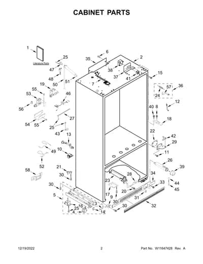 CABINET PARTS