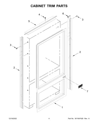 CABINET TRIM PARTS