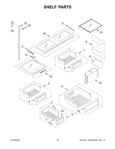 SHELF PARTS