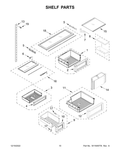 SHELF PARTS