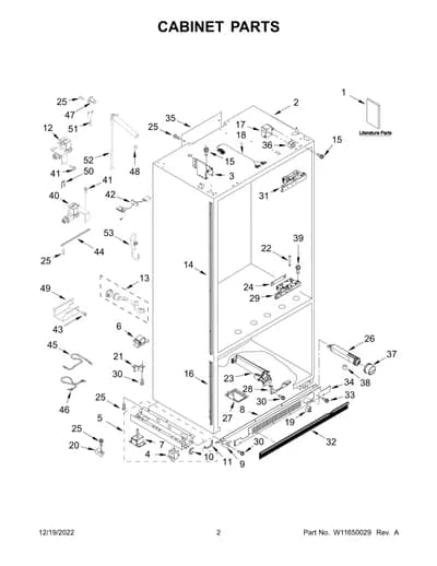 CABINET PARTS