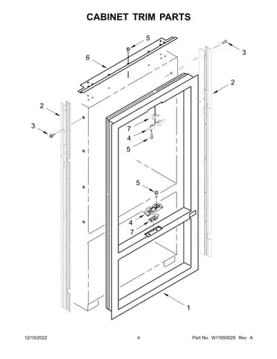 CABINET TRIM PARTS