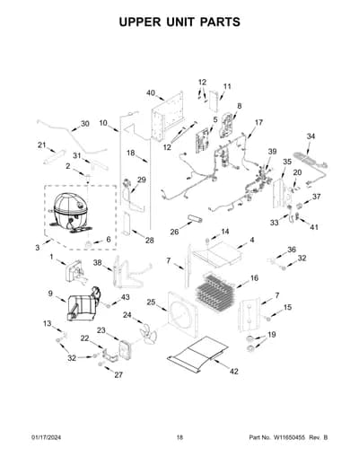 UPPER UNIT PARTS