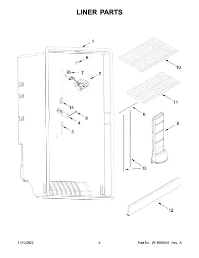 LINER PARTS