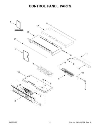 CONTROL PANEL PARTS