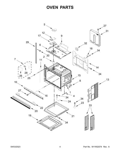 OVEN PARTS