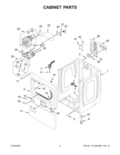CABINET PARTS
