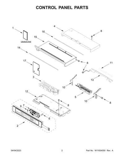 CONTROL PANEL PARTS