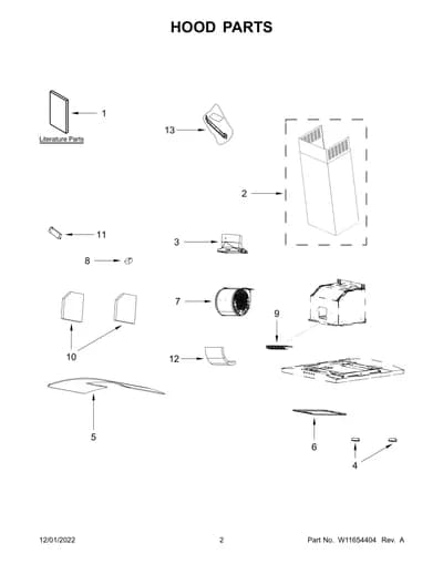 HOOD PARTS