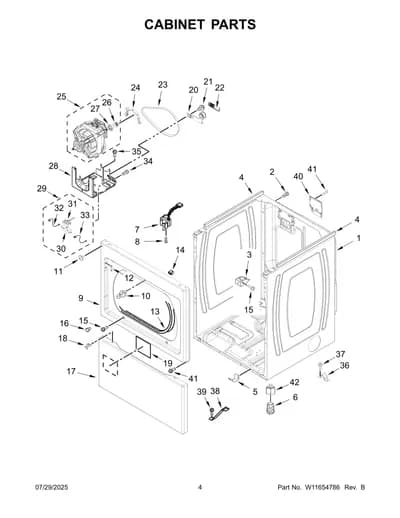 CABINET PARTS