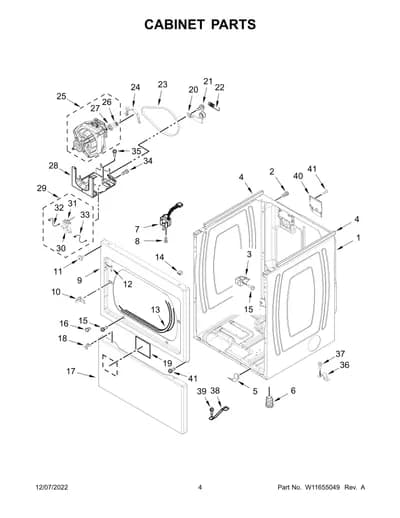CABINET PARTS