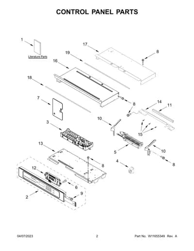 CONTROL PANEL PARTS