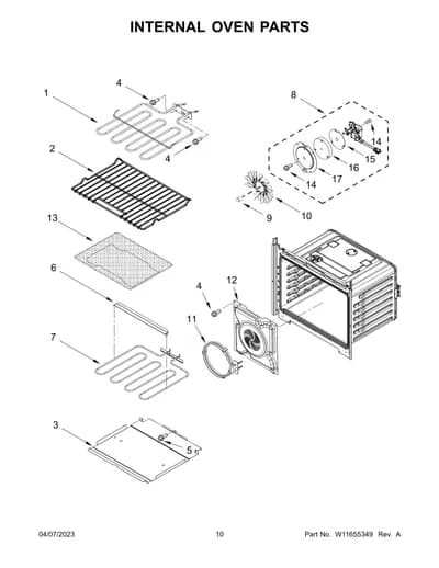 INTERNAL OVEN PARTS