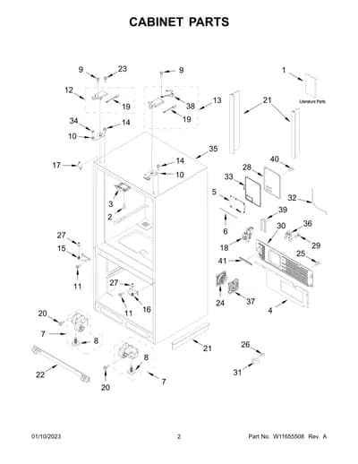 CABINET PARTS