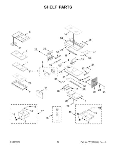 SHELF PARTS