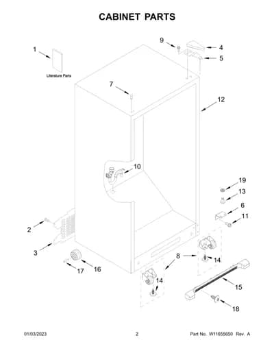 CABINET PARTS