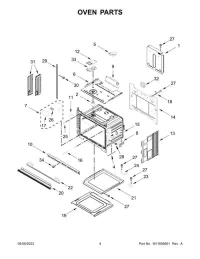 OVEN PARTS