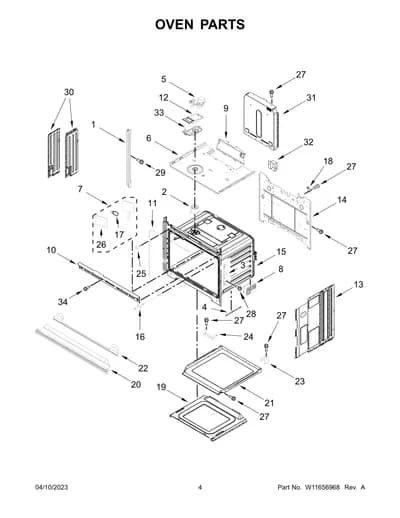 OVEN PARTS
