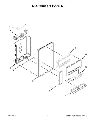 DISPENSER PARTS