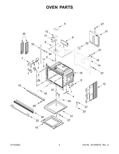 OVEN PARTS