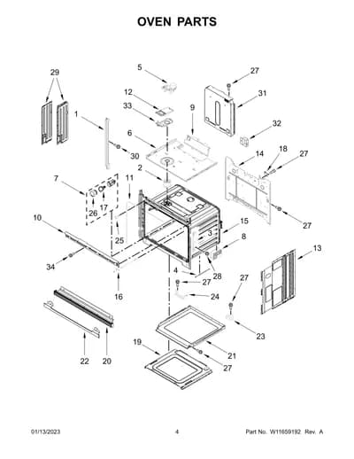 OVEN PARTS