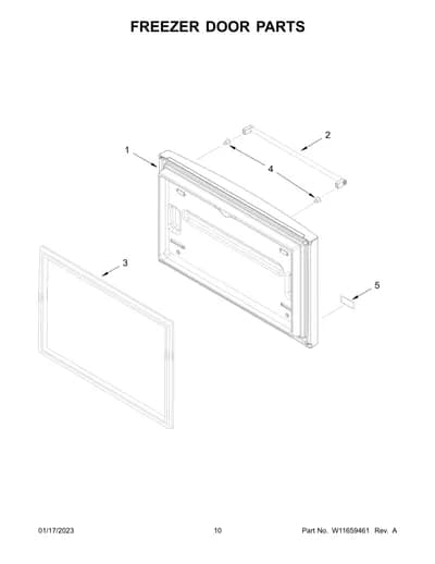 FREEZER DOOR PARTS