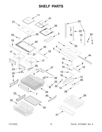 SHELF PARTS