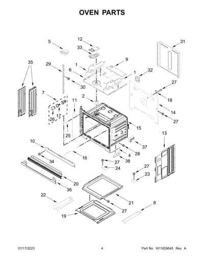 OVEN PARTS