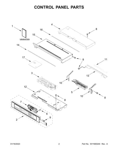 CONTROL PANEL PARTS