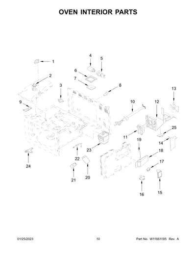 OVEN INTERIOR PARTS