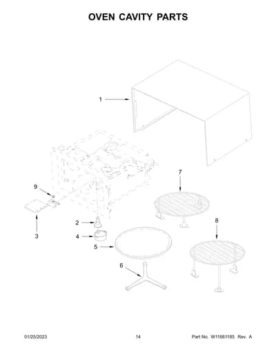 OVEN CAVITY PARTS