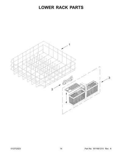 LOWER RACK PARTS