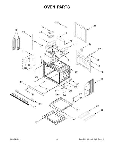 OVEN PARTS