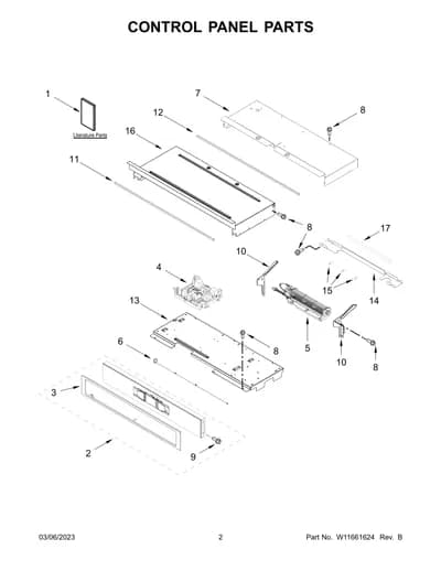 CONTROL PANEL PARTS