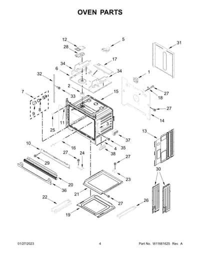 OVEN PARTS