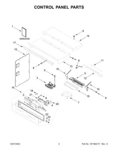 CONTROL PANEL PARTS