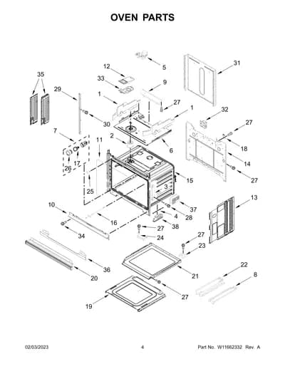 OVEN PARTS