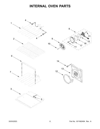 INTERNAL OVEN PARTS