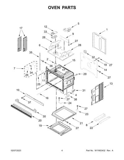 OVEN PARTS