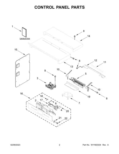 CONTROL PANEL PARTS