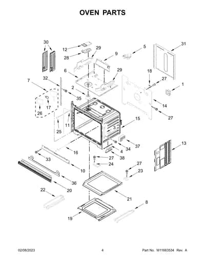 OVEN PARTS