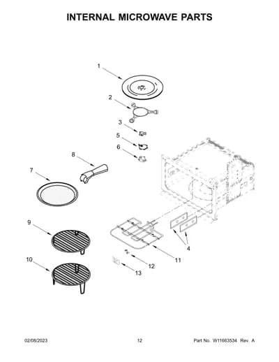 INTERNAL MICROWAVE PARTS