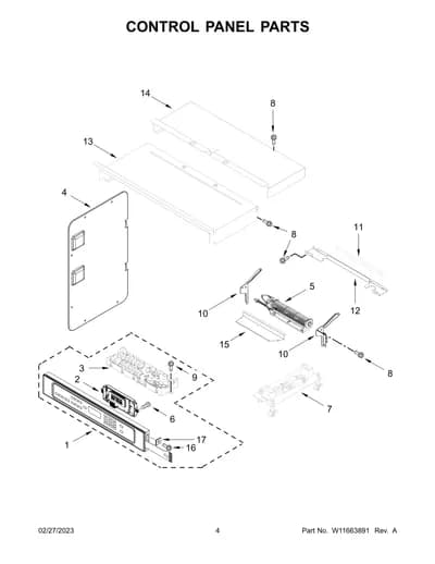CONTROL PANEL PARTS
