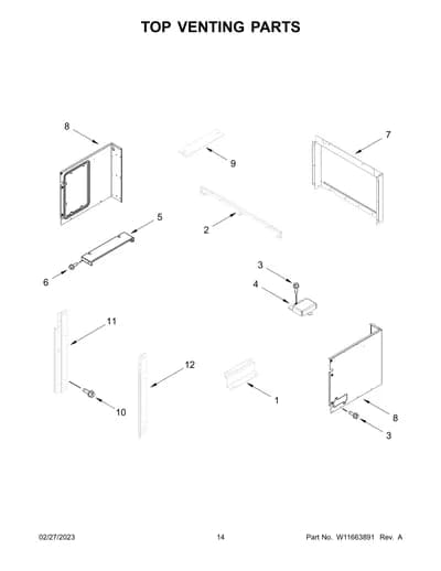 TOP VENTING PARTS