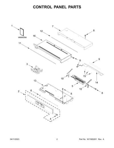 CONTROL PANEL PARTS